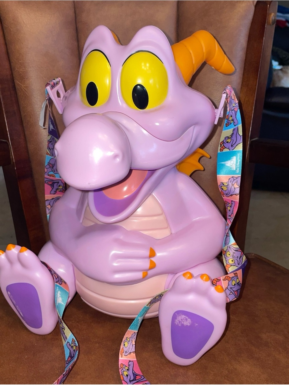 Disney Parks Epcot 50th Anniversary Figment Popcorn Bucket